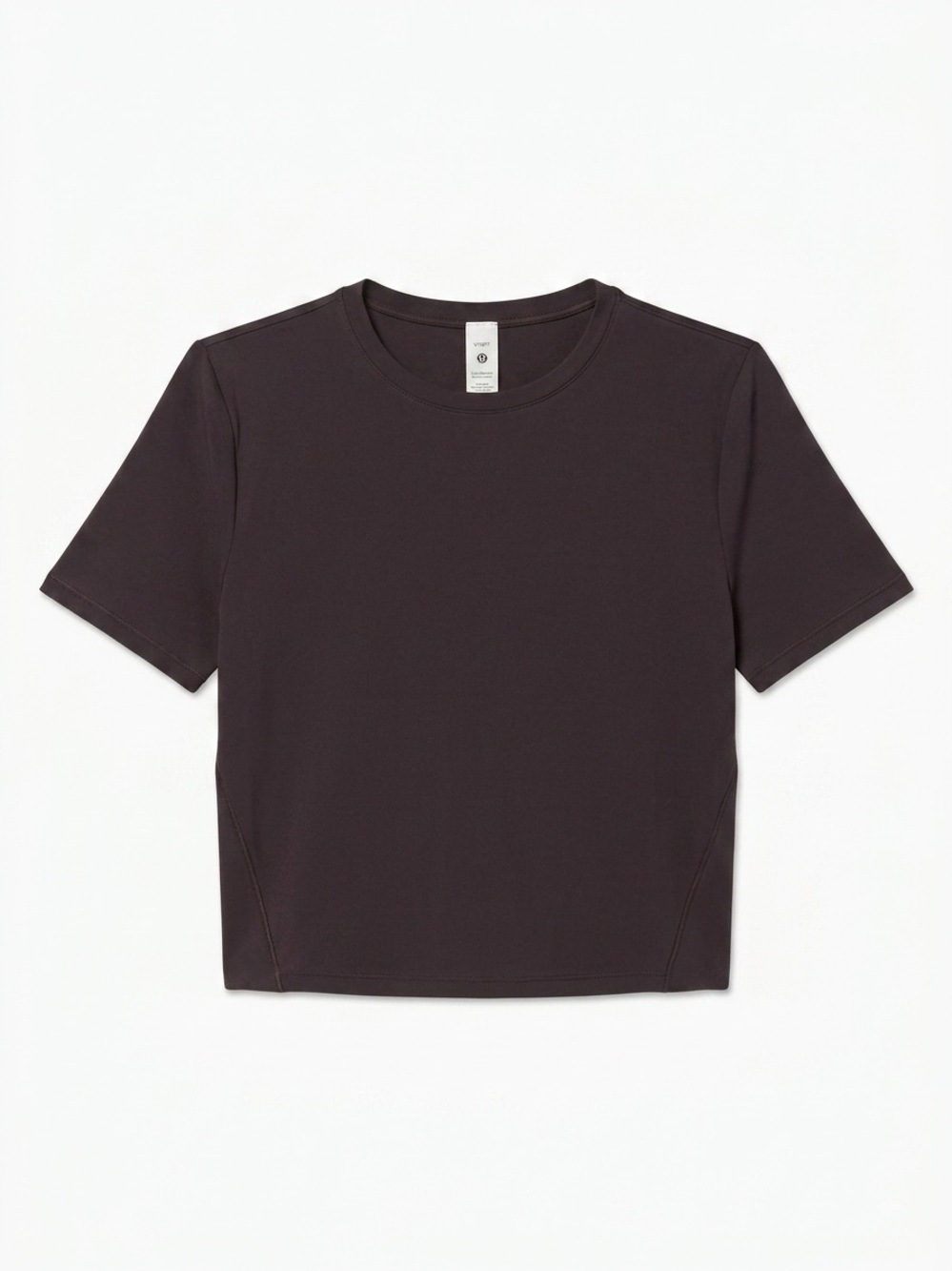 Lululemon Brown Cropped Short Sleeve Top XS – Like New